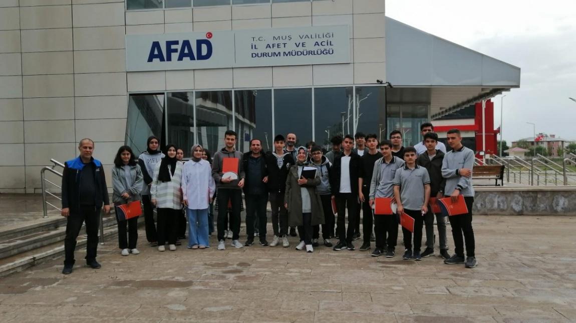 Afet Hazırlık Kulübü AFAD İl Müdürlüğü Gezisi